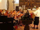 Der Posaunenchor unter Leitung von Christine Heimrich (Foto: Regina Englert)