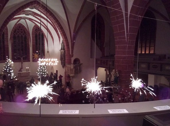 Orgelfeuerwerk an Silvester (Foto: M. Goos)