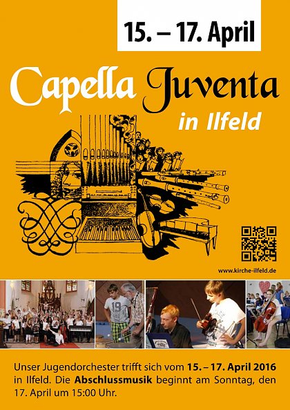 Plakat Capella Juventa (Foto: Kirchengemeinde Ilfeld)