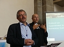 Grußwort von Superintendent Andreas Schwarze und Landesgehörlosenpfarrer Konrath als Dolmetscher (R. Englert)