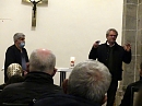 Pfarrer M&uuml;ller am Mittwochabend in Frauenberg (R. Englert)