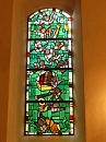 das "Orgelfenster" in Bernterode (Regina Englert)