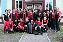 Gospelchor Karibu nach dem Auftritt in Neustadt (Müller Hospiz Neustadt)