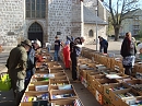Büchermarkt vor der Blasii - Kirche (Neitzke)