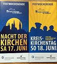 Flyer zur Nacht der Kirchen und zum Kreiskirchentag (A. Schwarze)