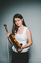 Die Violinistin in Limlingerode (privat)