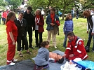 Das Rote Kreuz war auch da (Foto: Nikolaus Flämig)