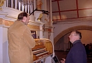 Orgellatein... OBM Brode und Kantor Miseler (Foto: Halver)