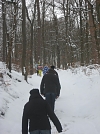 Wanderung durch gefühlten meterhohen Schnee (Foto: Tina Rupprecht)