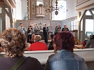 Musik nach dem Pilger-Gottesdienst in Elende (Foto: Regina Englert)