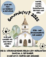 Plakat Gemeindefest (KG Bielen )
