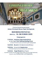 Plakat Orgelfest (Hildigund Neubert)