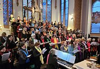 Gottesdienst in Ilfeld mit dem 1. FC S&uuml;dharz (Regina Englert)