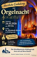 Plakat Orgelnacht (Stephan Domann)