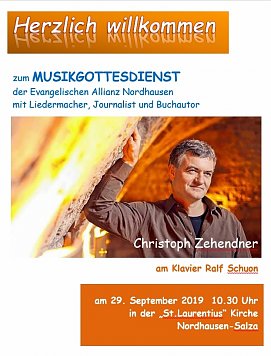 Plakat Musikgottesdienst (Foto: KG)