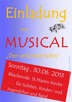 Plakat Musical  (Foto: Carsten Miseler )