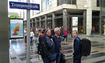 Ankunft in Dresden (Foto: MK)