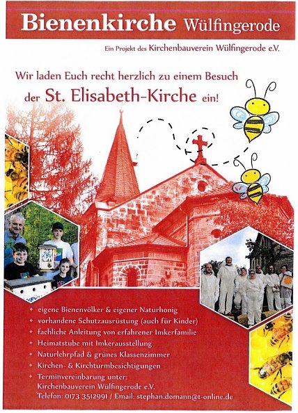 Plakat Bienenkirche (Foto: St. Domann)