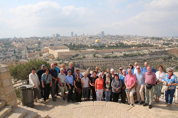 Reisegruppe am 4. Tag ihrer Israelreise (Foto: H. Meinhold)