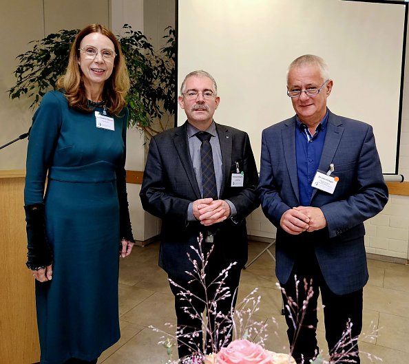 Dr. Friederike Spengler, Superintendent Andreas Schwarze und Präses Dr. Uwe Krieger (Foto: Regina Englert)