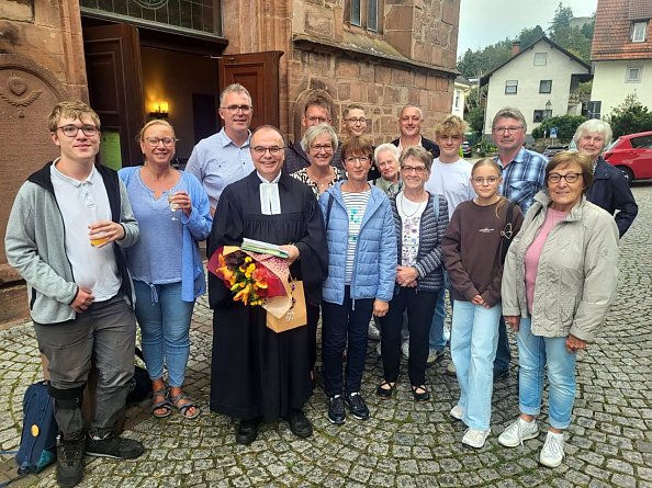 Der Südharz in Gernsbach bei Pfarrer Jochen Lenz (Foto: J. Eichel)