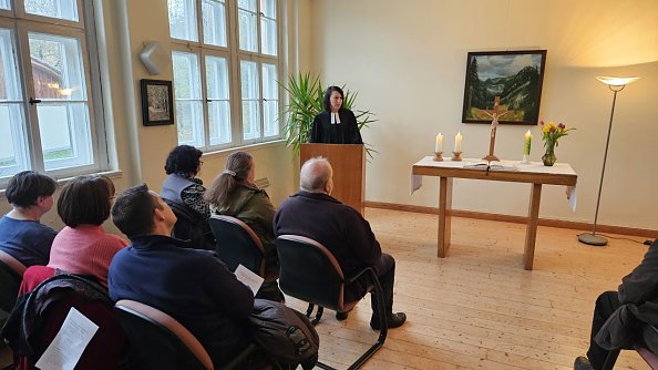 Pfarrerin Annemarie Sommer aus Kirchheilingen in Friedrichsrode  (Foto: Regina Englert)