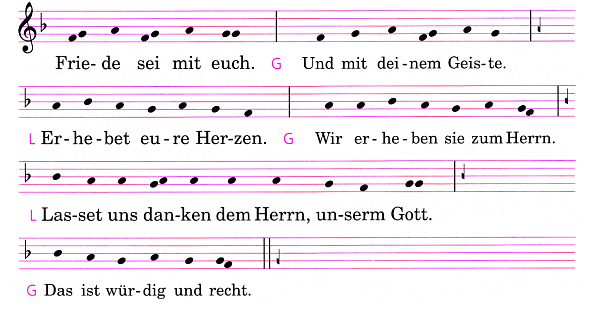 salutatio & sursum cordae (Foto: aus dem Gottesdienstbuch)