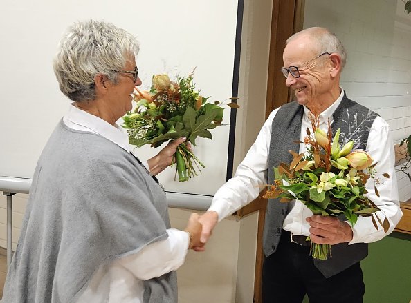 Gerda Leidel und Andreas Weigel  (Foto: Regina Englert)