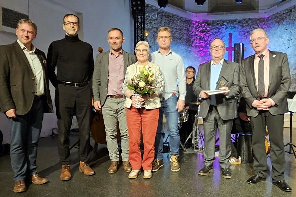 Die Ellricher bei der Preisverleihung (Foto: Regina Englert)