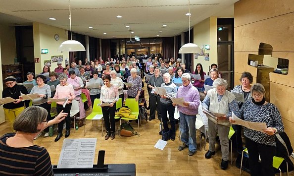 Probe in der Evangelischen Grundschule Nordhausen (Foto: Viola Kremzow)
