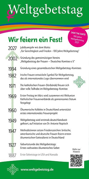 Save the date (Foto: &copy; Weltgebetstag e.V.)