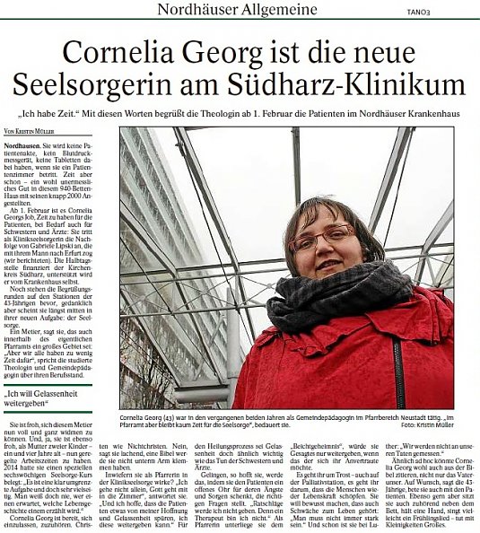Artikel von K. Müller / Thüringer Allgemeine (Foto: R. Englert)