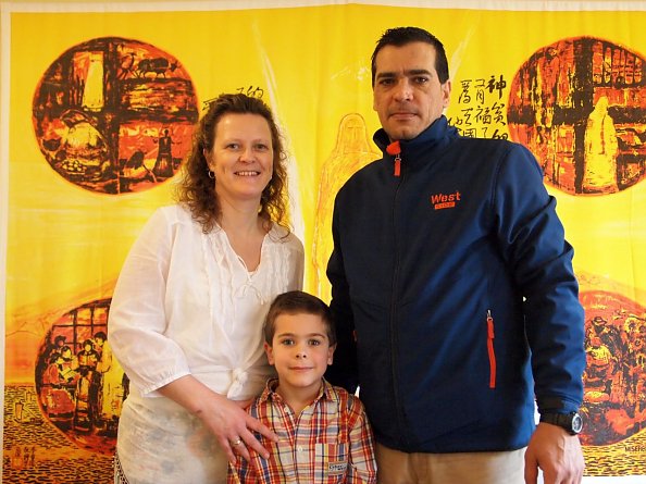 Familie Rivero Santana beim WGT in Niedergebra (Foto: R. Englert)