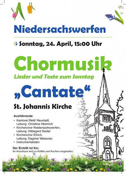 Chortreffen zu Kantate (Foto: Kirchengemeinde Ilfeld)
